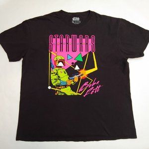 Black short sleeve Star Wars Boba Fett T-shirt